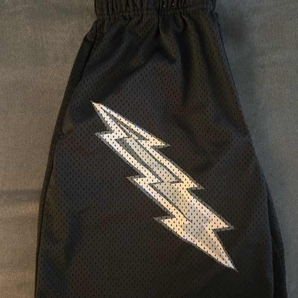 Eric Emmanuel Lightning Bolt Shorts - Picture 3 of 4
